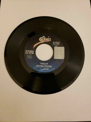 1982 Michael Jackson - Thriller - Epic (45RPM 7”  Single)(J390)  - Image 1 of 2