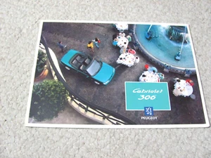 1994 PEUGEOT 306 CABRIOLET (FRANCE) SALES BROCHURE. - Picture 1 of 2
