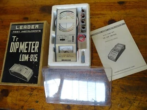 Leader Electronics LDM-815 Tr Dipmètre Vintage - Photo 1/5