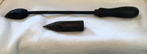Vintage Copper Head Welding/Soldering Iron Tool with Wood Handle Made in USA - Picture 1 of 8