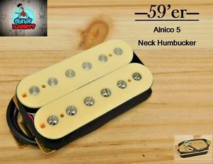 G.M. 59'er Alnico 5 Cream Humbucker Neck (50mm) (4-wire) for Gibson Epiphone® - Picture 1 of 9