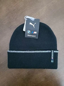 Gorro Puma X BMW Motorsport clásico puño adulto, negro - Imagen 1 de 4