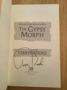 SIGNED by Terry Brooks - Genesis of Shannara The Gypsy Morph HC 1st/1st + Pic - Picture 1 of 11