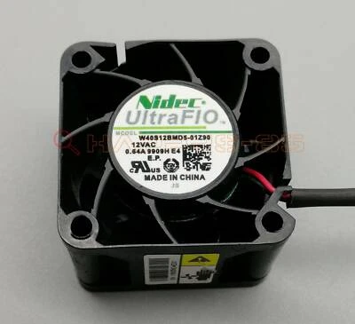Nidec W40S12BMD5-01Z90 4028 4CM 12V 0.64A 2-pin cooling fan New - Image 1 of 2