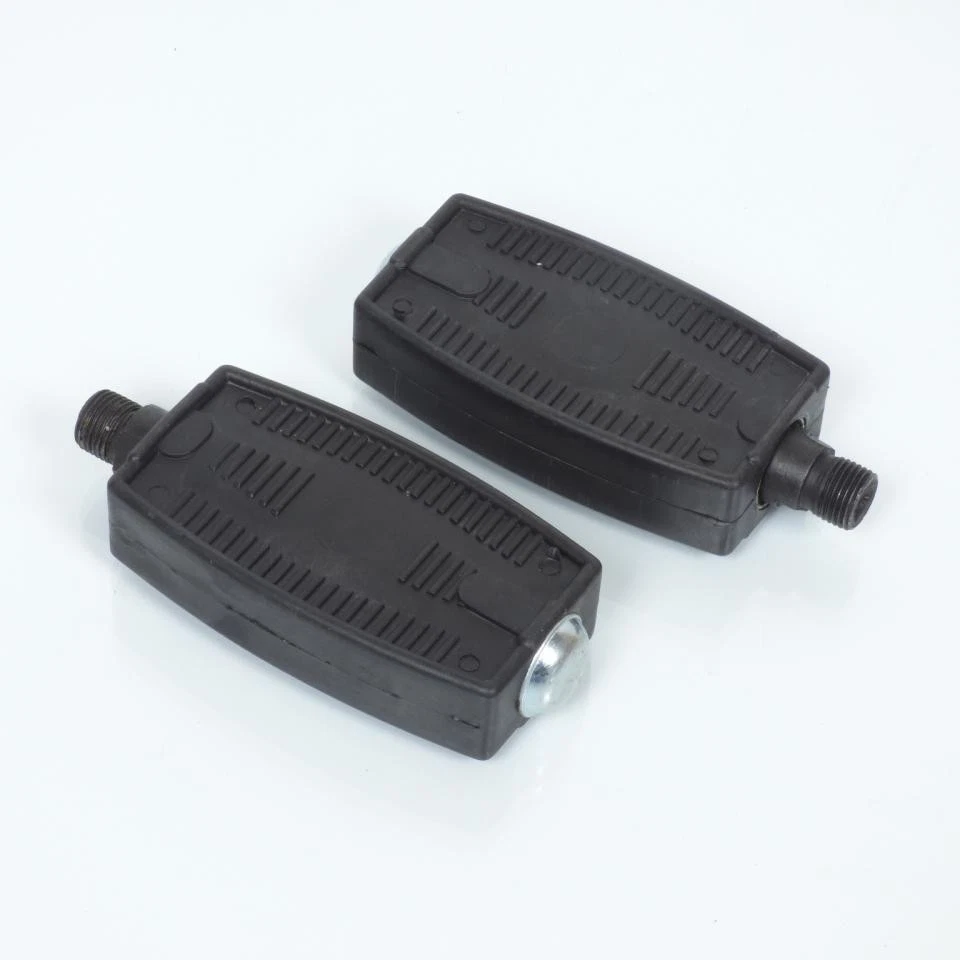 Paire de pédale droite gauche noire type ATOM pour mobylette Peugeot 103 M14x125 - Photo 1/3