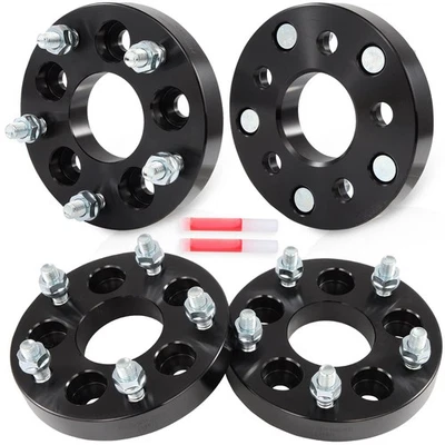 4Pcs 1" 25mm Wheel Adapters 12x1.5 For Pontiac Solstice 2006-2009 5x110 to 5x127 - Image 1 of 4