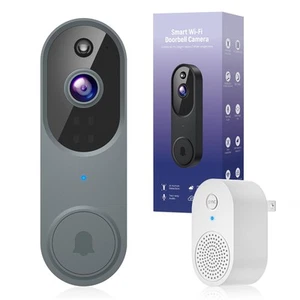 1080p Video Doorbell Camera Wireless with Chime, AI Human Detection, 2-Way Au... - Picture 1 of 9