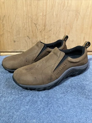 Merrell Jungle Moc Slip Ons Men's 12  Nubuck Leather Comfort Casual Shoes J60831 - Image 1 of 4