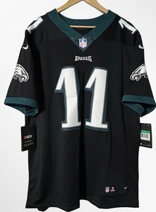 NWT $ 150 Nike Mens Black Green Philadelphia Eagles Carson Wentz 11 NFL  Size XL - Picture 1 of 8