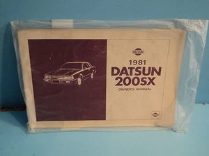 81 1981 Datsun 200 SX owners manual - Picture 1 of 1