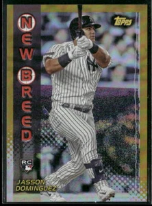 2024 Topps Archives Jasson Domínguez #99NB-2 Gold Foilboard /50 Rookie Yankees - Picture 1 of 2