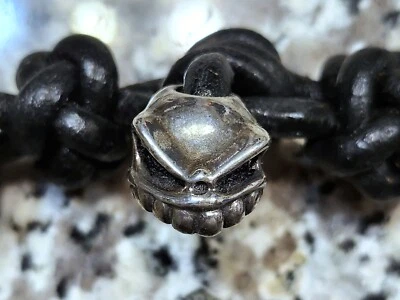 Starlingear Curby Cuchillo de Cuentas Pulsera de Cuero para Hombre 100% Hecho a Mano - ¡Solo Uno! Foto 1 de 4