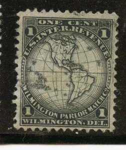 RO182a, Wilmington Parlor Match Co. revenue stamp. - Picture 1 of 2