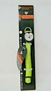 Nite Beams L.E.D. Collar Medium 3/4" X 17" Yellow/White - Steady on or Blinking - Picture 1 of 1