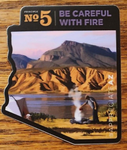 Appreciate Arizona Principle No. 5 Be Careful With Fire 3" Sticker Window Decal