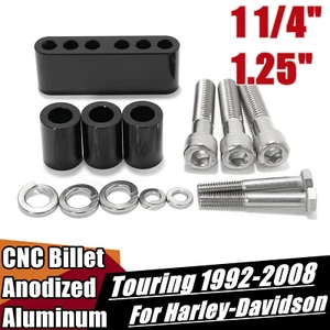 1.25" Driver Floorboard Spacer Extension Kit For Harley 92-2008 Touring Bagger - Picture 1 of 6