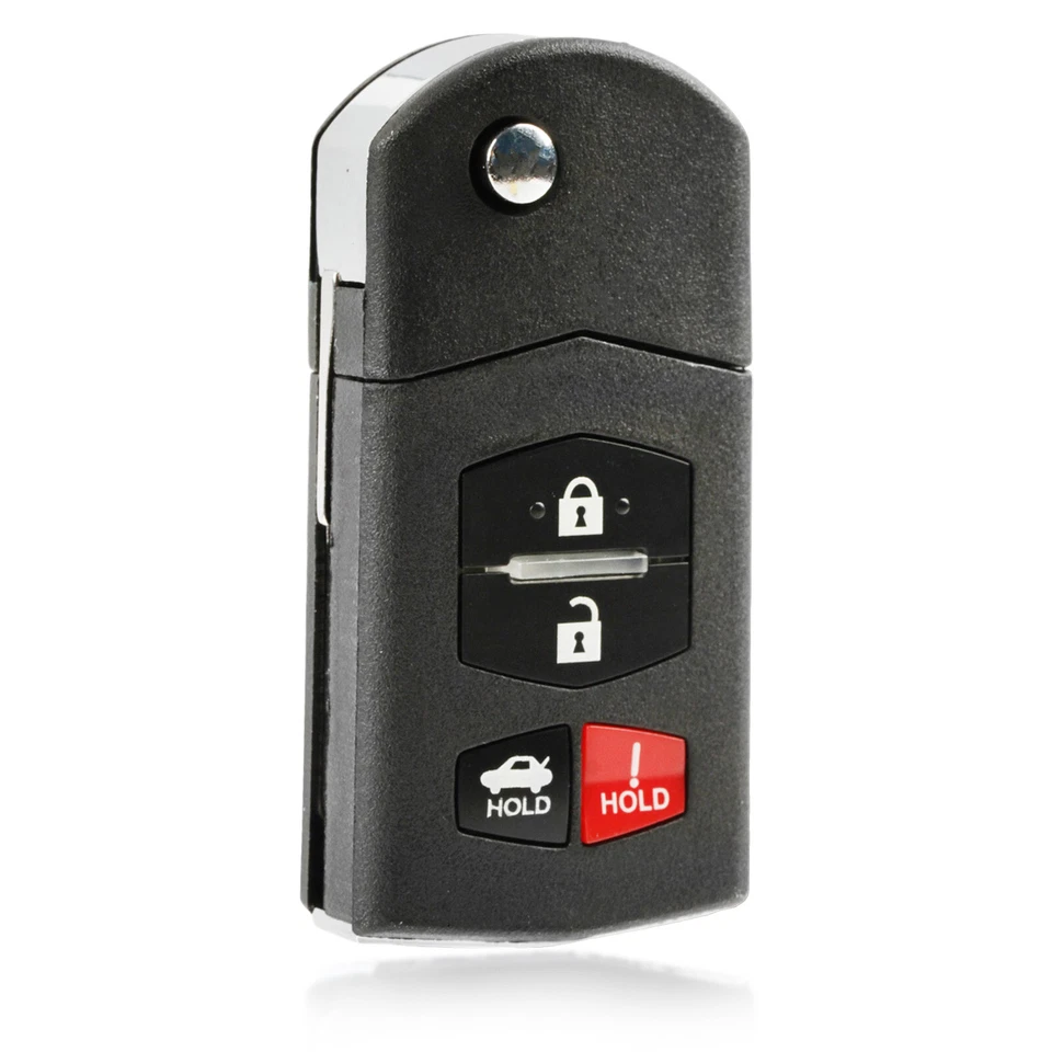 For 2005 2006 2007 2008 Mazda 6 Sedan RX-8 Keyless Entry Flip Remote Key Fob Foto 1 de 4