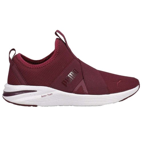 ?Sneaker da donna Puma Better Foam Prowl slip on allenamento bianco bordeaux taglia 10