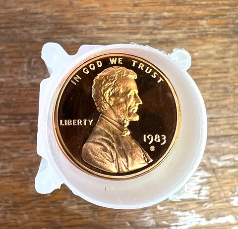 1983-S US 1c Lincoln Memorial Cent - Cameo PROOF Cover
