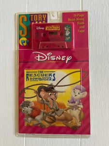 Audiolibro de Disney The Rescuers Down Under libro de bolsillo con casete leerlo - Imagen 1 de 2