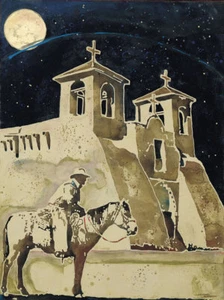 The Heavens Above Taos By Michael Swearngin Western New Mexico 16x20 Paper Print - Picture 1 of 1