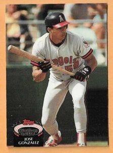 JOSE GONZALEZ ANGELS #774 - TOPPS STADIUM CLUB NM-MT 1992 - Picture 1 of 2