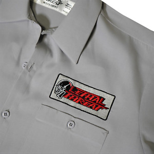 Lethal Threat High Compression Pistons Shop Shirt Large Gray DG60163L