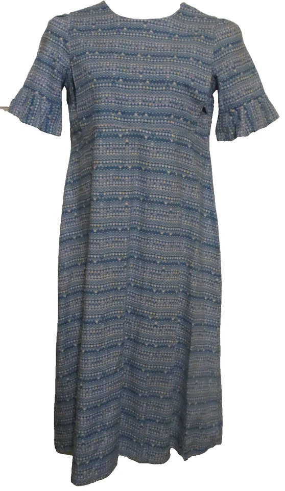 Amish Mennonite Women Modest Cape Dress 36" B/to 36" W/52" Long Handmade - Image 1 of 4