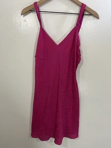 Y2K 90 Fairy Silk Mini Slip Dress M Coquette Nightgown Dainty Doll Romance Siren - Picture 1 of 12