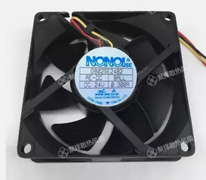 1 PC NONOIse Fan G8025E24B2 DC24V 0.30A 80*80*25mm 3 wire cooling fan amk - Picture 1 of 1