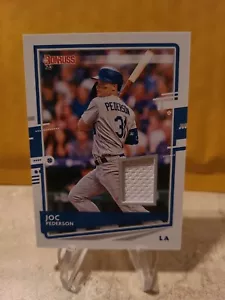 2020 Donruss Joc Pederson Game Worn Relic Card #DM-JP Dodgers - Picture 1 of 2