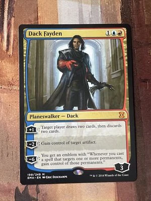 MTG Dack Fayden Eternal Masters Legacy Magic the Gathering Card - Image 1 of 2