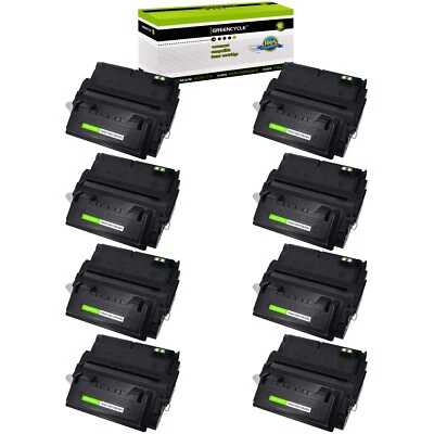8PK Q1338A BK Toner Cartridge Fits for HP 38A LaserJet 4350 4350n 4350tn 4350dtn - Image 1 of 4