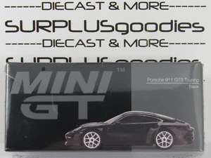 2024 Mini-GT Overseas Edition: Black PORSCHE 911 (992) GT3 Touring #MGT00606-L - Picture 1 of 7