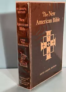 ST JOSEPH EDITION of the NEW AMERICAN BIBLE 1970 LARGE TYPE Illustrated CATHOLIC - Imagen 1 de 19