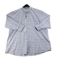 Details about  / NWT COLLECTION by MICHAEL STRAHAN LONG SLEEVE DRESS SHIRT Blue Check Reg