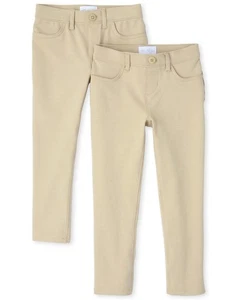 girls Ponte Knit Pull on Jeggings Pants Set Sandy 2 Pack 6 7 US - Picture 1 of 4