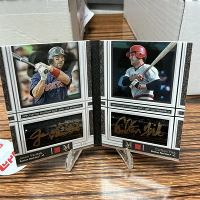 2024 Topps Museum  Jason varitek Carlton Fisk Jumbo Lumber Bat Relic AUTO /5 HOF - Image 1 of 3