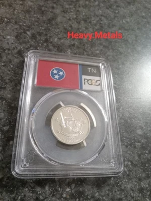 2002-S TENNESSEE Silver Proof Quarter PR70 PCGS FLAG LABEL NICE LOW PRICE!! - Image 1 of 4