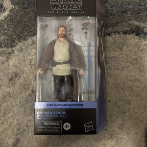 Hasbro Star Wars The Black Series Obi-Wan Kenobi Wandering Jedi Box Danneggiato!!!! - Foto 1 di 5
