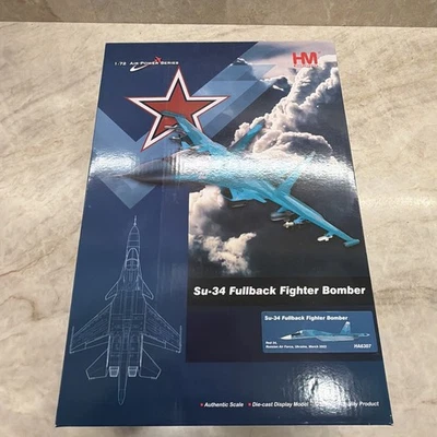 Hobby Master 1/72 Su-34 Fullback Russian AF Rojo 24 Ucrania Marzo 2022 HA6307 Foto 1 de 4