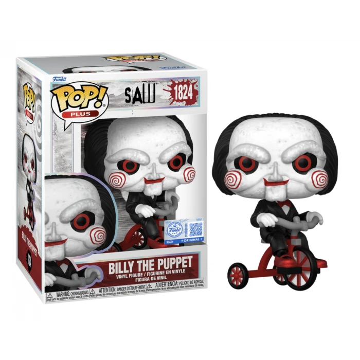 Funko Pop! Figura Esclusiva Billy il Burattino sul Triciclo Saw L'Enigmista - Imagen 1 de 1