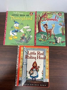 Little Golden Books Hardcover Walt Disney A Mickey Mouse Club Lot of 3 - Bild 1 von 14