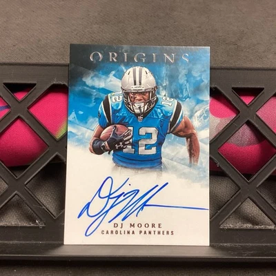 2018 Panini Origins DJ Moore Rookie Tarjeta Autógrafo Panthers / Bears📈🔥 Foto 1 de 2