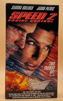 Speed 2 Cruise Control VHS 1997 Sandra Bullock *PROMO SCREENER* *Buy 2 Get 1* — 第 1/3 张图片