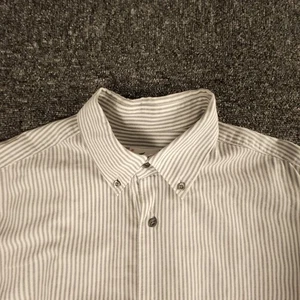 Lacoste Shirt Men 16/41 Large Regular Fit Green Stripe - Picture 1 of 10
