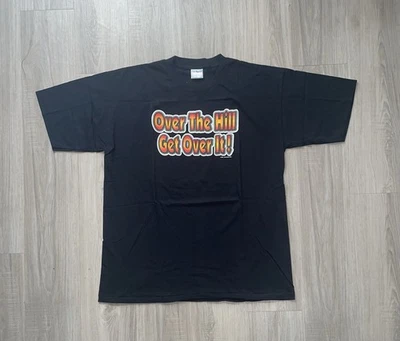 Vintage Over The Hill Get Over It T Shirt Men’s Size XL All Sport Single Stitch - Image 1 of 4