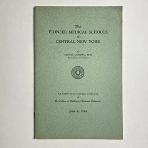 Syracuse University The Pioneer Medical Schools Of Central NY 1934 Rare Booklet - Picture 1 of 10