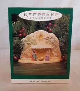 Hallmark Keepsake Ornament O Holy Night Nativty Set Special Edition - Picture 1 of 4