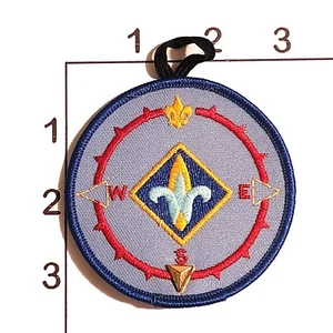 BSA Boy Scouts Patch America 3" Round Embroidered Compass Logo - Picture 1 of 1